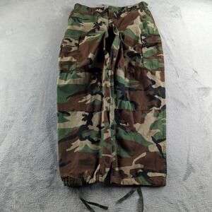 Vintage 90s US Military Pants Mens Large Regular Woodland Camo BDU Combat